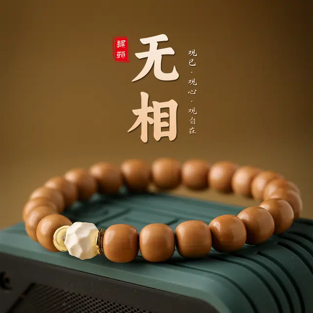 三檀小舍 原皮原色原籽国潮新中式转运盘玩绕指柔招财平安喜乐小众高品质文玩#好运 猴头核桃 手串 男女同款情侣款