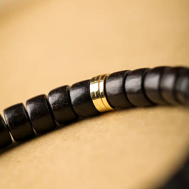 三檀小舍 国风国潮新中式 精工归圆绕指柔文玩盘玩招财转运守护#好运 礼盒 檀木 手串 男女同款情侣款