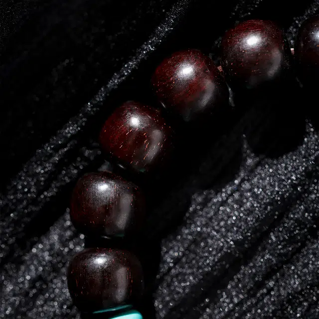 三檀小舍 国风国潮新中式 招财转运无相老型珠 文玩盘玩绕指柔礼盒 紫檀属 手串 男女同款情侣款