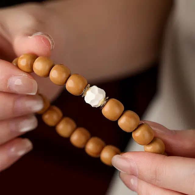 三檀小舍 原皮原色原籽国潮新中式转运盘玩绕指柔招财平安喜乐小众高品质文玩#好运 猴头核桃 手串 男女同款情侣款