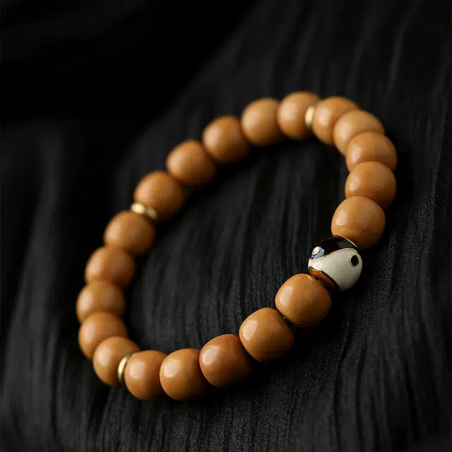【原皮原色原籽】 三檀小舍 国潮新中式太极·转运珠盘玩绕指柔招财平安喜乐小众高品质文玩盘玩#好运 猴头核桃 手串 男女同款情侣款