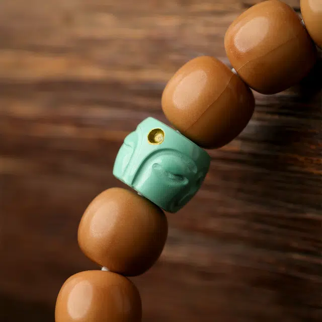 【原皮原色原籽】 三檀小舍 半面佛国潮新中式转运珠盘玩绕指柔招财平安喜乐小众高品质文玩盘玩#好运 猴头核桃 手串 男女同款情侣款