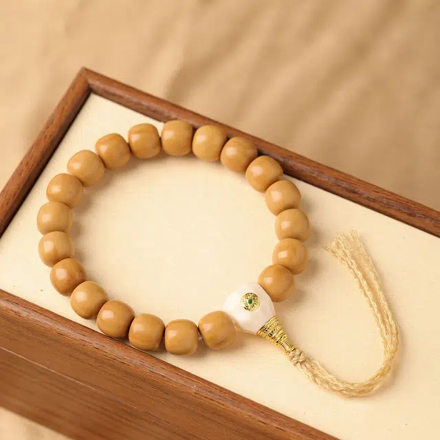 三檀小舍 招财好运新中式国潮平安如意高升转运纳福佛珠盘玩文玩小众高级#好运 猴头核桃 手串 男女同款情侣款