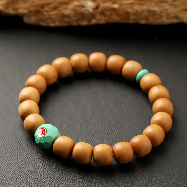 三檀小舍 转运旺事业国风国潮新中式复古单圈佛珠好运平安喜乐小众百搭高级轻奢 猴头核桃 手串 男女同款情侣款