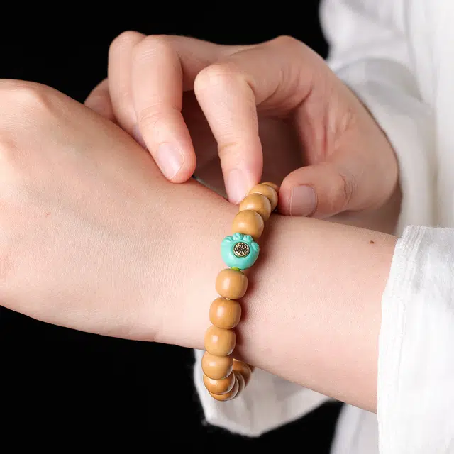 三檀小舍 【招财猫爪】 招财好运新中式国潮平安如意高升转运纳福佛珠盘玩文玩小众高级#好运 猴头核桃 手串 男女同款情侣款