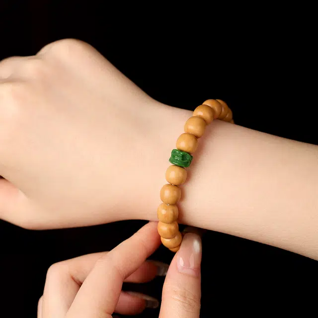 三檀小舍 国风国潮新中式高品质文玩盘玩小众简约高级感#好运 猴头核桃 手串 男女同款情侣款