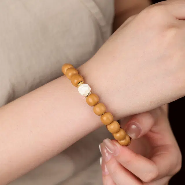 三檀小舍 原皮原色原籽国潮新中式转运盘玩绕指柔招财平安喜乐小众高品质文玩#好运 猴头核桃 手串 男女同款情侣款