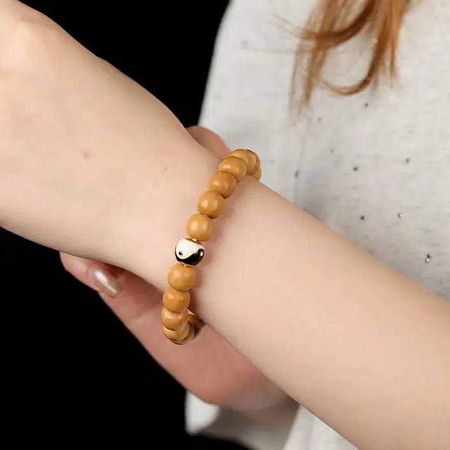 【原皮原色原籽】 三檀小舍 国潮新中式太极·转运珠盘玩绕指柔招财平安喜乐小众高品质文玩盘玩#好运 猴头核桃 手串 男女同款情侣款