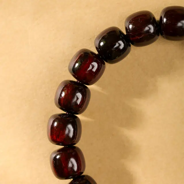 三檀小舍 国风国潮 无相新中式招财纳福 #好运 转运平安喜乐诸事顺利 小众设计文玩盘玩绕指柔 紫檀属 手串 男女同款情侣款