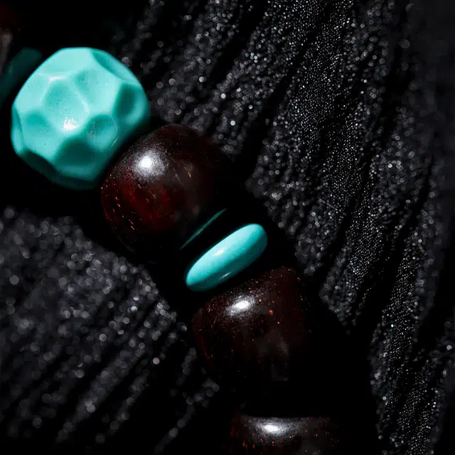 三檀小舍 国风国潮新中式 招财转运无相老型珠 文玩盘玩绕指柔礼盒 紫檀属 手串 男女同款情侣款