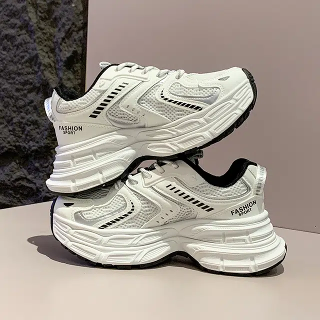 运动休闲厚底增高百搭轻便个性时尚 减震防滑透气 低帮 老爹鞋 女款