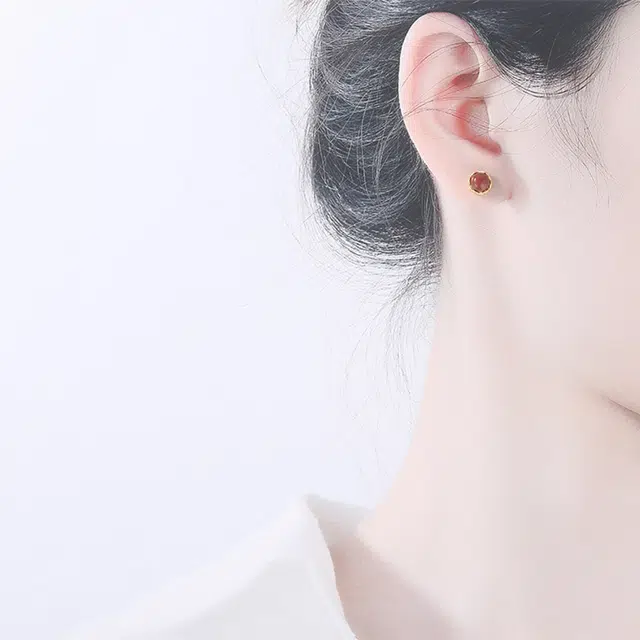 蒂尼诗 养超仙民族风新潮 玛瑙 耳钉 女款