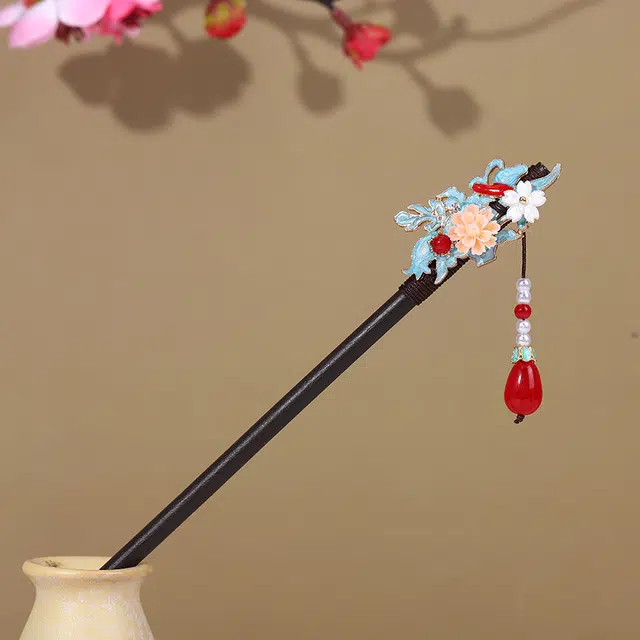 圣所 花月夜流苏步摇新中式国风手工 发簪 女款