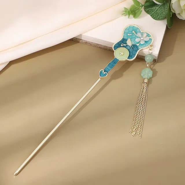 圣所 风吹雨 古风步摇流苏 合金 发簪 女款