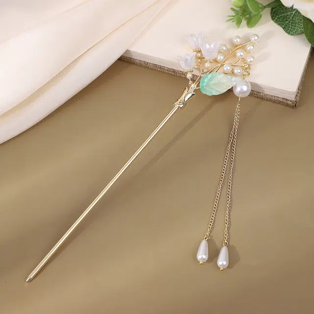 圣所 古风步摇流苏 合金 发簪 女款