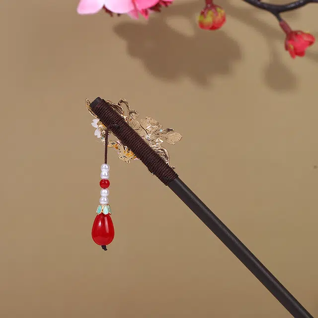 圣所 花月夜流苏步摇新中式国风手工 发簪 女款