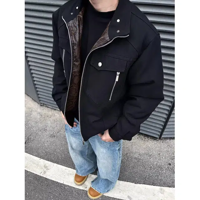 寻星记 座山蟒主题男士多季百搭工装风夹克外套 男款