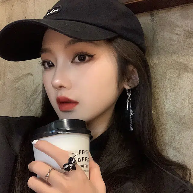 素 十字架不对称设计流苏个性#好运 合金 耳环 女款