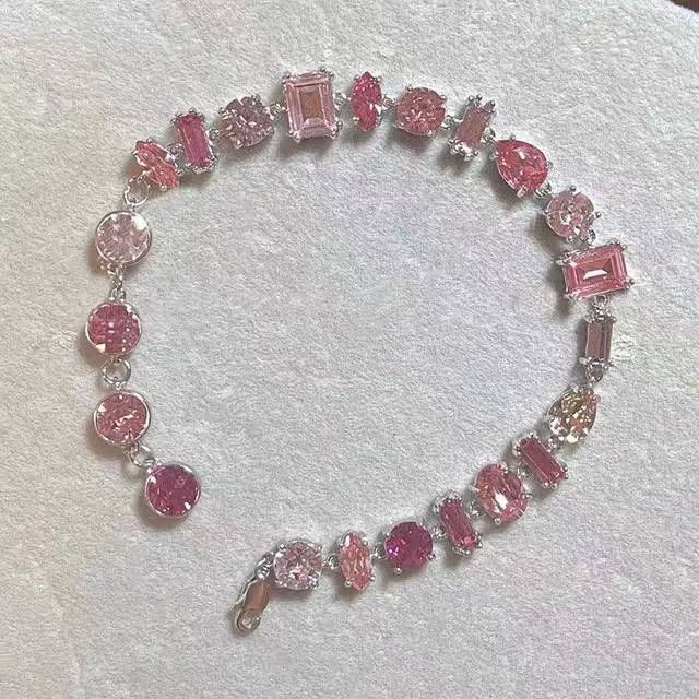 素 甜美轻奢时尚百搭#好运 仿水晶 手链 女款