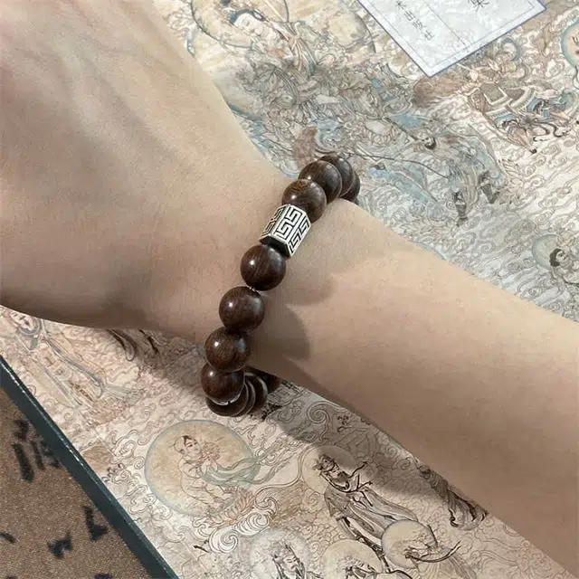 金瑞邦 简单百搭 显白精致 小众设计 高级感 精准桃花 水逆退散 上岸考研学生 新中式国潮 文玩 #好运 金丝檀木 手串 男女同款情侣款