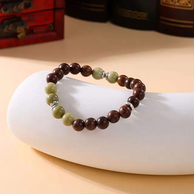 金瑞邦 简单百搭 显白精致小众设计高级感 水逆退散 考研上岸 精准桃花 金丝檀木 手串 男女同款情侣款