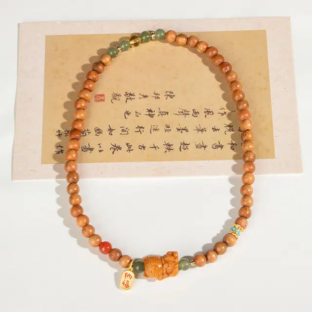 金瑞邦 简单百搭 招财猫 显白精致 小众设计 高级感 精准桃花 水逆退散 上岸考研学生 新中式国潮 文玩 #好运 桃木 手串 男女同款情侣款