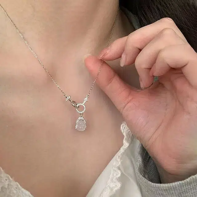 金瑞邦 葫芦来福 转运上岸 简单百搭 显白大气 新中式国潮 琉璃 玉石项链 女款