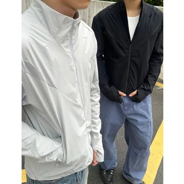 费尔岛上的猫 运动潮流户外机能风薄款速干冰感简约百搭服饰夹克外套 男女同款