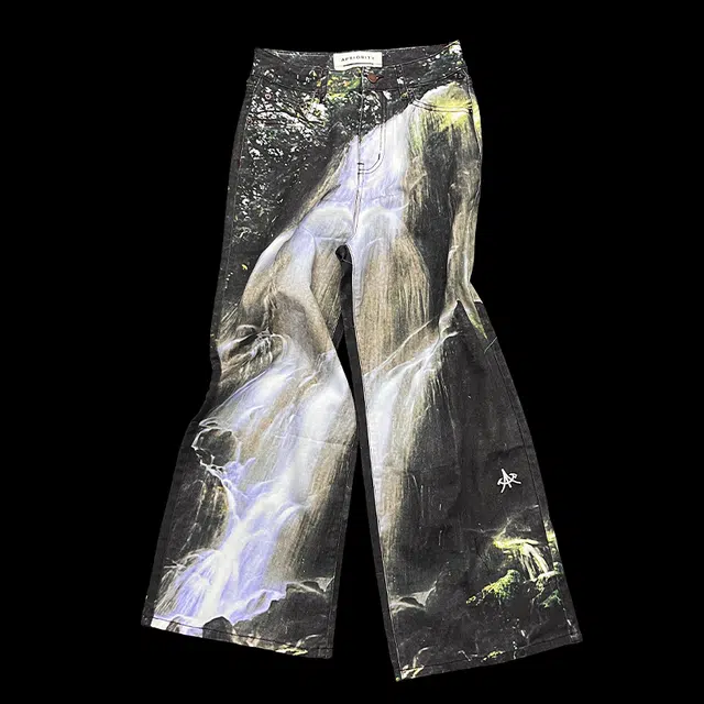 Apriority Clothing Baggy Jeans Green