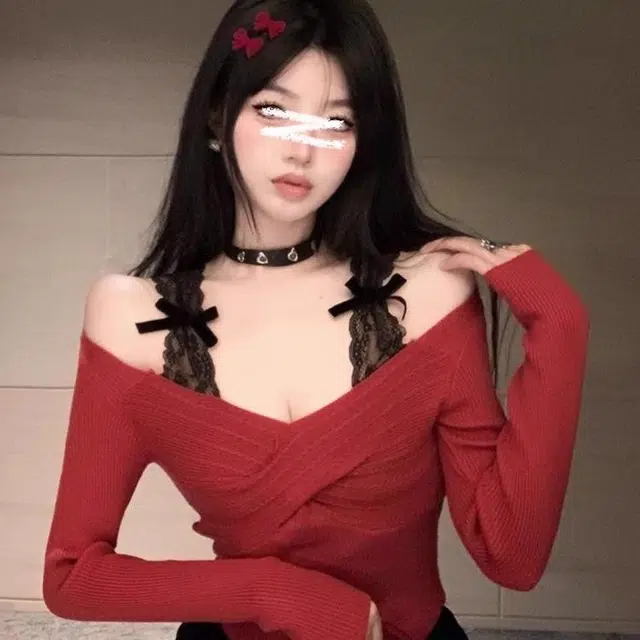 依钗 绝美设计感假两件时尚长袖内搭针织衫 女款