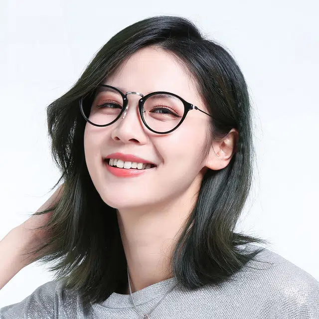 【联系客服可配度数】 康视顿 复古文艺近视 板材加金属 方形 光学镜架 女款