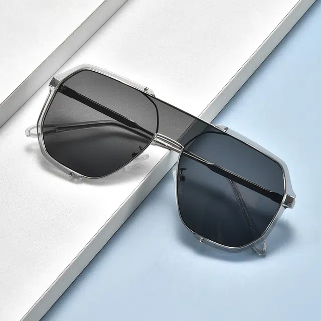 康视顿 尼龙遮阳护目墨镜驾驶镜 飞行员式 太阳眼镜 男女同款情侣款