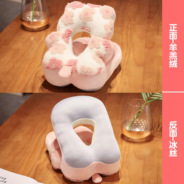 公主恋人 卡通羊羔绒冰丝午睡枕 玩偶周边
