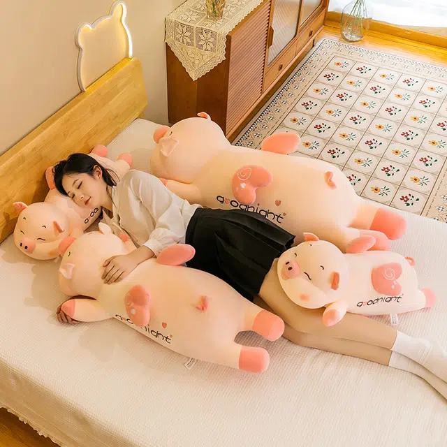 公主恋人 晚安天使猪 多功能卡通可爱萌猪 玩偶 毛绒公仔