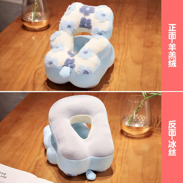 公主恋人 卡通羊羔绒冰丝午睡枕 玩偶周边
