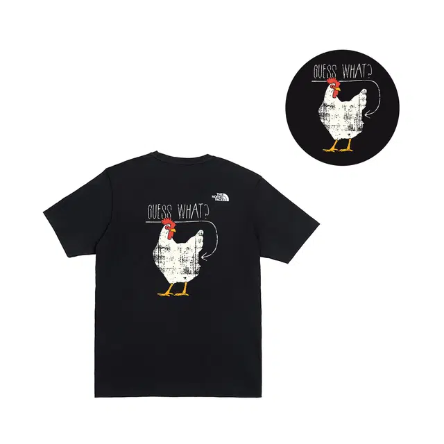 The North Face Fuzzy Chick Amber Graffiti Tee