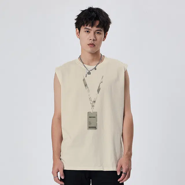 摇滚计划 休闲宽松背心 男女同款