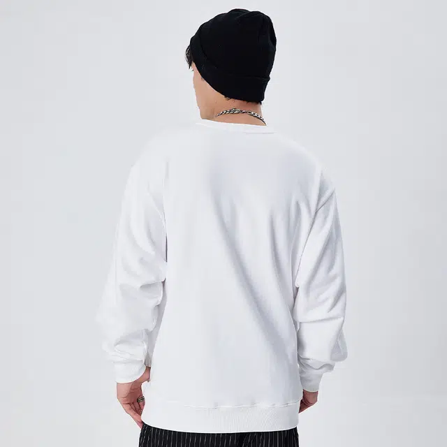 摇滚计划 原创品牌极简风印花加厚百搭休闲圆领卫衣 男女同款
