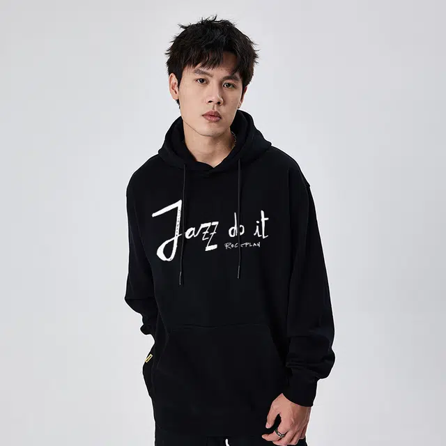 摇滚计划 爵士乐印花潮流创意个性纯棉连帽卫衣 男女同款