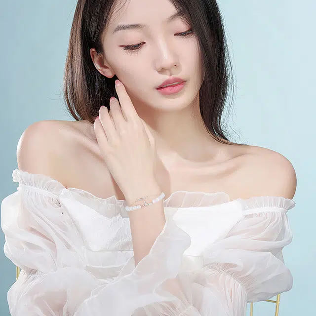 宝懿 桉树遇鸟   甜美冷淡风小众  叠戴 猫眼石 手链 女款