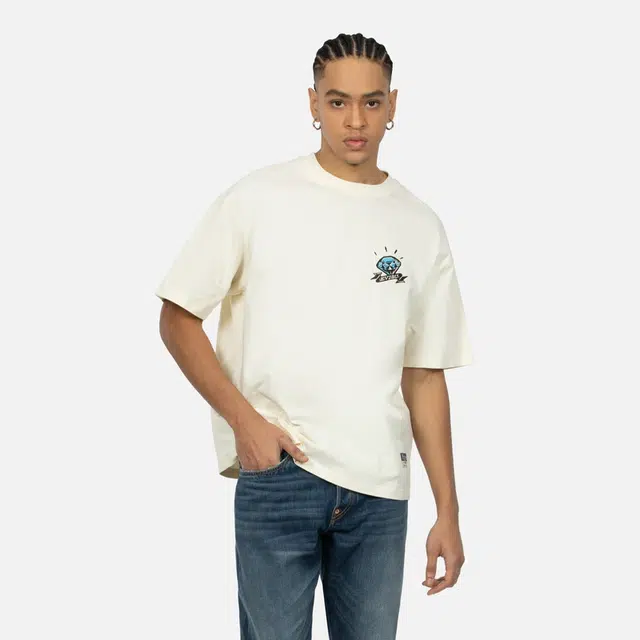 EVISU SS24 Diamond Daruma Print T-Shirt