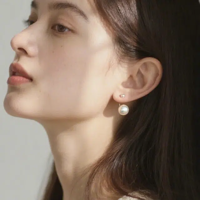 清野集 西西里法式优雅两戴#好运 施家人造水晶珍珠 耳环 女款