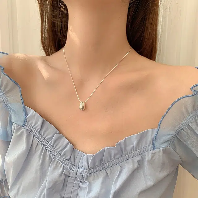 都爵 法式小众简约水滴高级感 铜 项链 女款