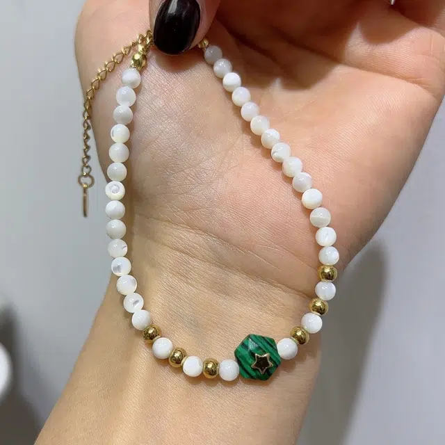 都爵 小众设计款 高级气质 贝珠 手链 女款