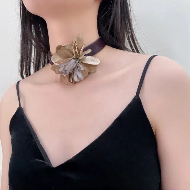 都爵 小众轻奢复古风 简约高级感 皮革 项链 女款