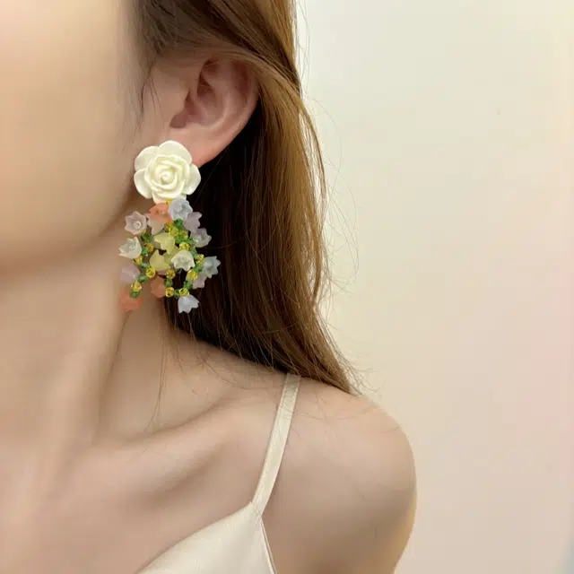 都爵 小清新超仙耳饰气质轻奢个性小众 设计清新甜美 亚克力 耳环 女款