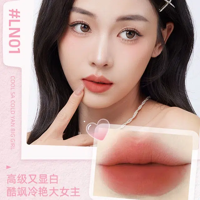 健美创研  双头唇线笔刷勾勒唇形丰唇防水持久不掉色学生裸色口红女 易上色显白立体
