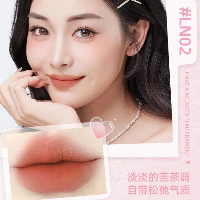 健美创研  双头唇线笔刷勾勒唇形丰唇防水持久不掉色学生裸色口红女 易上色显白立体