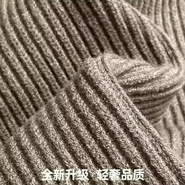 半空山 纯色简约基础款拉链开衫外套百搭宽松慵懒感舒适透气亲肤不扎潮流针织衫 男女同款