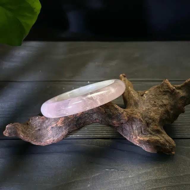 兰慕茵诺 一步一响古风国潮汉服旗袍 樱花粉#好运 水晶 手镯 女款